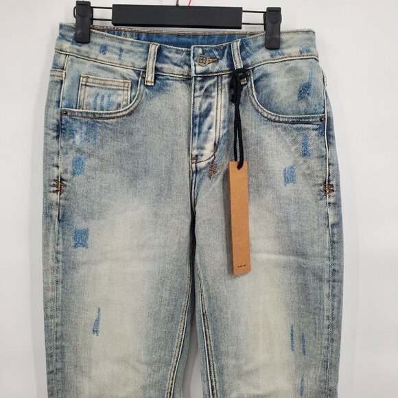 Ksubi Distressed Van Winkle Hunter Jeans Men Size 29 NWT Denim Pants Skinny Fit - Picture 2 of 13
